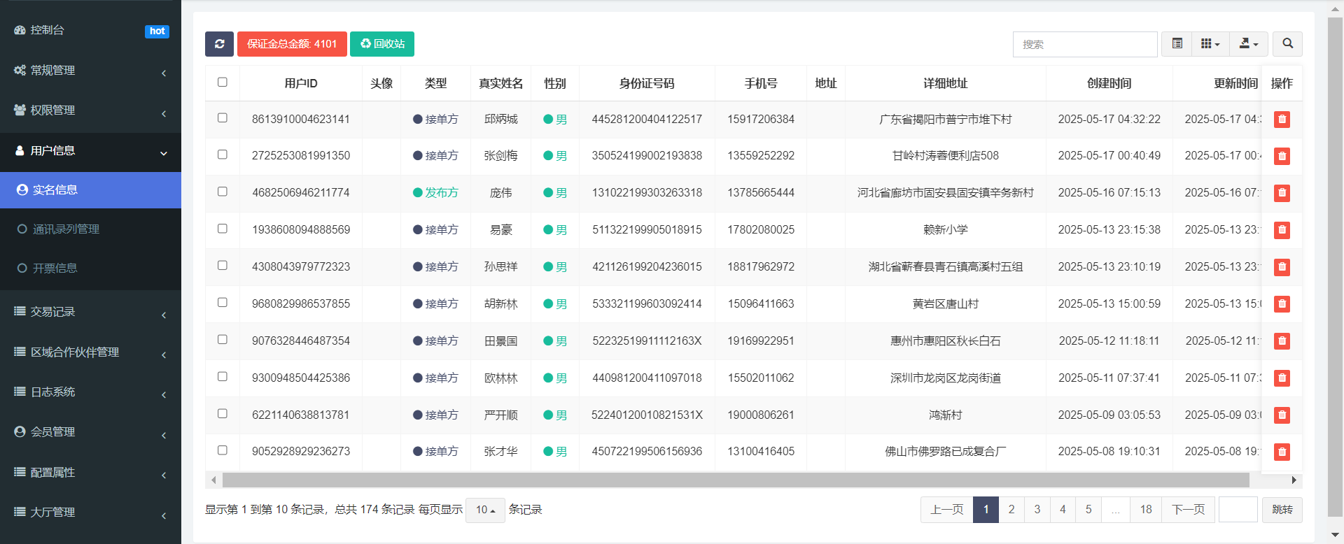 用户信息